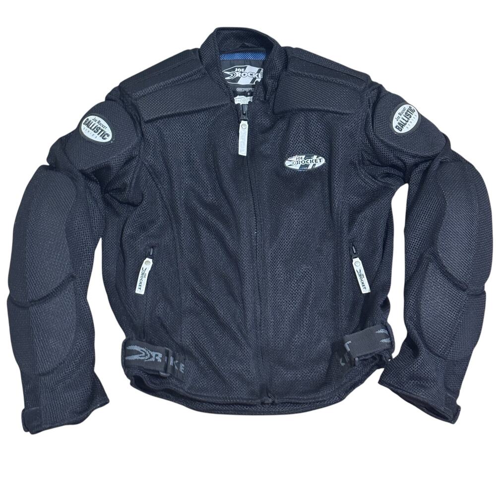 Joe Rocket Ballistic Series Motorcycle Touring Jacket Mens Small Black 1750-1562